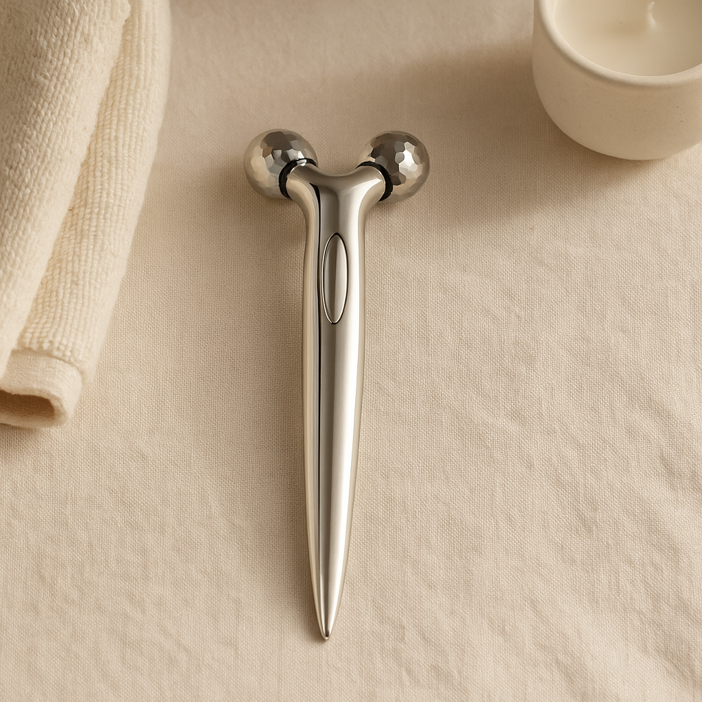 Face-liftY Shaped Roller Massager