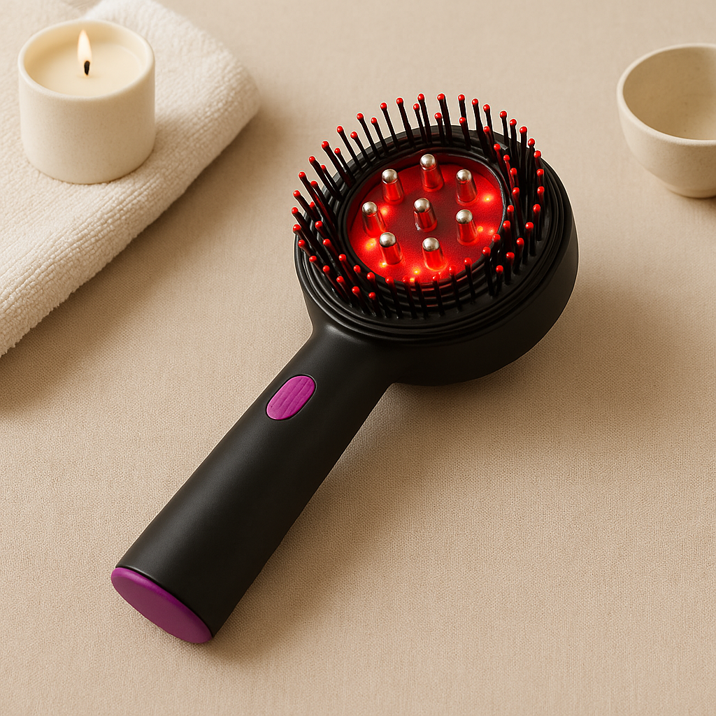 Electric Red Light Scalp Massage Comb